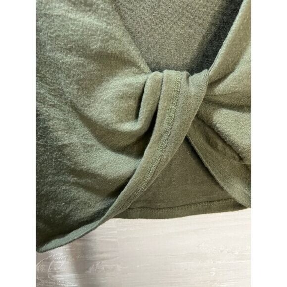 Wild Fable Twist Front Crop Top Shirt Large - Picture 5 of 5
